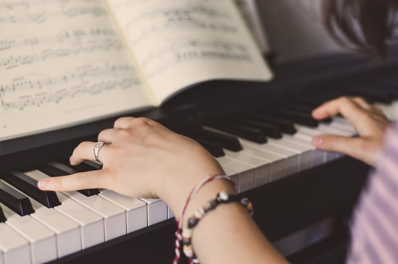 Musician Playing Piano